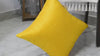 Yellow Dupioni Pure Silk Cushion Cover Handmade Throw Pillow Decorative Home Decor Silk Pillowcase House Warming Bridal Shower Wedding Gift