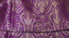 Purple Brocade Fabric by the Yard Wedding Dress Fabric Banaras brocade for evening jacket Indian Blended Silk Curtains Home Décor Costume