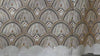 Ivory Indian Embroidered Fabric by the yard Sewing DIY Crafting Embroidery Wedding Dresses Costumes Dolls Bags Cushion Covers Table Runners
