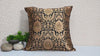 Black Brocade Silk Luxury Cushion Pillowcase Square Cushion Cover Pillow Sham Cover Brocade Decorative Sofa Bed Throw Pillow Designer Fabric