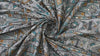 Beige Sequins Embroidered Fabric by the yard Sewing DIY Crafting Indian Embroidery Wedding Dress Costumes Dolls Cushion Covers Blouse Blazer