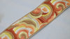 Orange Embroidered Sari Border Ribbon | Viscose Dupioni | 55Mm (2.2Cm) - For Bags, Belts, Costumes, 1 Meter Trim