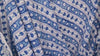 Hand Block Printed Cotton Fabric, Blue, White, Summer Dresses Sewing Material