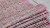 Pink Embroidery Fabric by the yard Sewing Crafting Embroidered Indian Wedding Dress Costumes Victorian Bags Throw Pillow Junk Journals