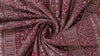 Dusty Rose Embroidered Velvet Fabric by the Yard | Luxury Indian Floral Velvet | Bridal Wedding Dress Upholstery Couture Fabric