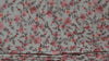 Floral Embroidered Cotton Fabric by the Yard Indian Embroidery Sewing DIY Crafting Women Summer