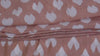 Indian Peach Ikat Cotton Fabric by yard Homespun Handwoven Cushions DIY Crafting Summer Women Dress Pajamas Shorts Sewing Kitchen Curtain