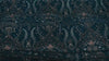 Teal Blue Indian Embroidered Velvet Fabric by the yard Sewing DIY Crafting Wedding Dress Costumes Bags Cushion Covers Table Runner Quilting