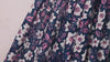 Block-Printed Floral Cotton Fabric, Women's Summer Dress, Sleepwear, Kids Pajamas Sewing Material by the Yard, Pink and Blue