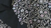 Indian Black Embroidered Fabric by the yard Sewing DIY Crafting Wedding Dress Embroidery Costumes Curtains Cushions Table Runners Blouses