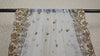 Gold Embroidered Dyeable Dupatta Net Sequin, Light Weight Stole, Indian Bride Wedding Lehenga Veil, Women Haldi Dress Chunni Scarf, Gift Her