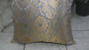 Gray Brocade Silk Pillow Cover Handmade Lumbar Pillowcase Sham Decorative Cushion Cover Home Decor House Warming Bridal Shower Wedding Gift