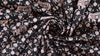 Embroidered Viscose Fabric by the Yard: Indian Elephant & Floral Design (1 Yard)