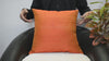 Iridescent Red Yellow Silk Cushion Cover: Handmade Dupioni Pillowcase