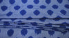 Indian Blue Ikat Cotton Fabric by the yard 2/60 Handwoven Kids Women Summer Dresses Handloom Home Decor Quilting Sewing Pillow's Drapery