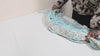 Ice Blue Parsi Gara Dupatta, Embroidered Stoles, Georgette Long Chunni, Bridal Veil Lehenga Embroidery Indian long Stole Bridesmaid Gift