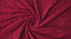 Maroon Indian Embroidered Velvet Fabric by the yard Sewing DIY Crafting Wedding Shift Dresses Theatrical Costumes Longline Jackets Waistcoat
