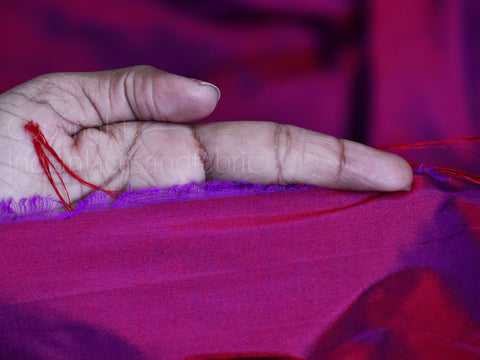 Tissu en pure soie indienne irisée 80 g/m² au mètre Rideaux légers en soie douce Écharpe Costume Vêtements Robes de soirée de mariage Poupées