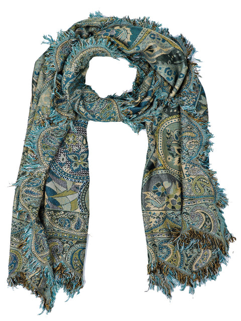 Embellished Women’s Fashion Scarf Autumn Accessory Scarves Long Evening Wrap Indian Rayon Gift for Mom Christmas Birthday Bohemian Stoles