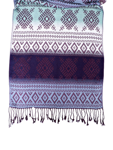 Violet Indian Rayon Long Scarf Women Wedding Accessory Scarves Gift for Her Girlfriend Christmas Birthday Summer Bridesmaid Party Wear Stole