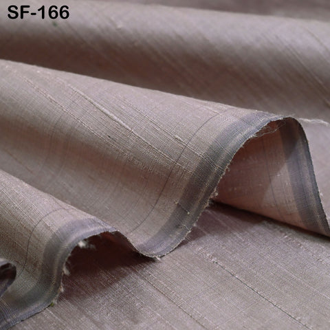 Cedar Brown Pure Dupioni Plain Silk Indian Raw Silk Fabric by the yard Dupion Wedding Evening Dress Pillow Cushion Cover Crafting Sewing