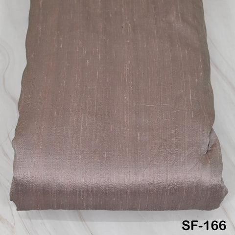 Cedar Brown Pure Dupioni Plain Silk Indian Raw Silk Fabric by the yard Dupion Wedding Evening Dress Pillow Cushion Cover Crafting Sewing
