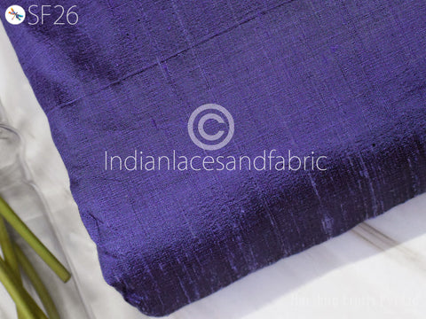 Lavender Black Indian Plain Pure Dupioni Silk Raw Silk Fabric by the Yard Crafting Sewing Wedding Dresses Skirts Silk Pillow Cover Curtains