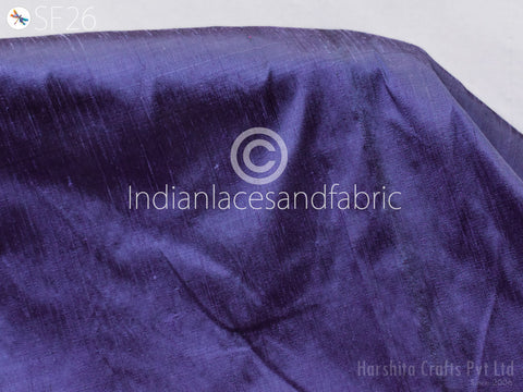 Lavender Black Indian Plain Pure Dupioni Silk Raw Silk Fabric by the Yard Crafting Sewing Wedding Dresses Skirts Silk Pillow Cover Curtains