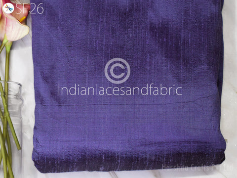 Lavender Black Indian Plain Pure Dupioni Silk Raw Silk Fabric by the Yard Crafting Sewing Wedding Dresses Skirts Silk Pillow Cover Curtains