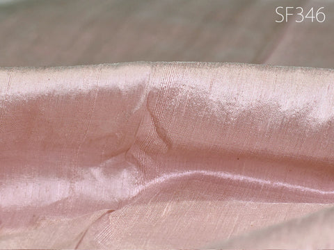 Tissu Dupion Pur Soie Sauvage Rose Poudré au Mètre Robes de Mariée Indiennes Housse de Coussin Rideaux Tentures Coussins Costume Couture Gilet
