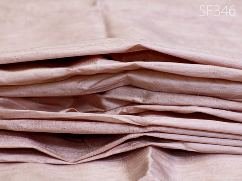 Tissu Dupion Pur Soie Sauvage Rose Poudré au Mètre Robes de Mariée Indiennes Housse de Coussin Rideaux Tentures Coussins Costume Couture Gilet