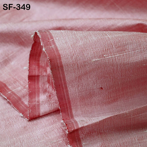 Pure Dupioni Fabric by the Yard Indian Iridescent White Red Shantung Raw Silk Dupion Wedding Bridal Dresses Sewing Upholstery Pillowcase