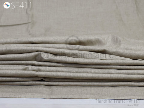 Grey Natural Linen 58'' Extra Wide Pure Linen fabric by the yard Women Summer Dresses Trouser Skirts Crafting Sewing Curtain