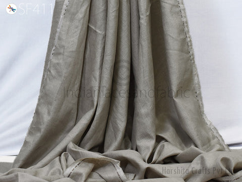 Grey Natural Linen 58'' Extra Wide Pure Linen fabric by the yard Women Summer Dresses Trouser Skirts Crafting Sewing Curtain