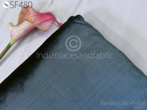 Tissu en soie de mûrier indien 80 g/m² au mètre, écharpe en soie grise, décoration d'intérieur, rideau, costumes, vêtements, robe de mariée, taies d'oreiller, couture, artisanat