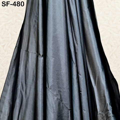 80gsm Indian Mulberry Silk Fabric by the yard Grey Silk Scarf Home Decor Curtain Costumes Apparel Wedding Dress Pillowcases Sewing Crafting