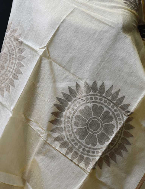 Indian beige chanderi cotton dupatta boho women stole elegant evening scarves gifts for bridesmaid stoles christmas fashion accessory