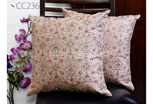 Embroidered Cushion Pillowcase Cover Handmade Embroidery Throw Pillow Cover Decorative Home Decor House Warming Bridal Shower Wedding Gifts