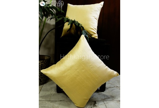 Pure Dupioni Silk Handmade Throw Pillow Cushion Cover Decorative Home Decor Pillow Cover House Warming Bridal Shower Wedding Gift Pillowcases