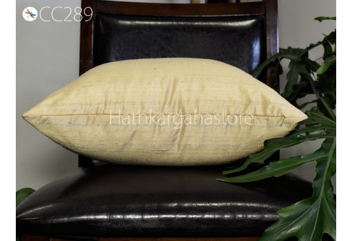 Handmade Throw Pillow Cover Dupioni Silk Decorative Cushion Cover Home Decor House Warming Bridal Shower Gifts Pure Silk Pillowcase 