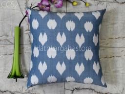 Handwoven Ikat Cushion Cover Customized Decorative Cotton Throw Pillow Double Side Cover House Warming Bridal Shower Wedding Gift Home Decor