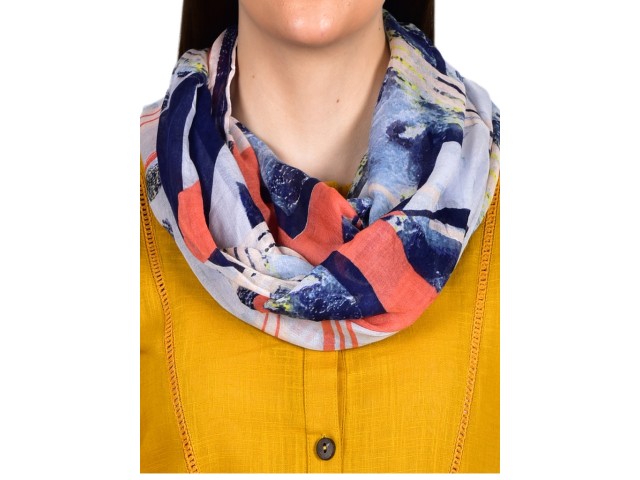 indian polyester multi color infinity scarf wholesale cowl neck wrap women circle scarves sprint fall in winter christmas birthday loop scarfs head wrap bridesmaids embellishment for ethnic wear stoles