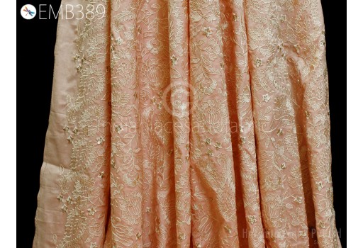 Summer Women Dresses Soft Embroidery Cotton by the Yard Fabric Indian Embroidered Sewing Fabric Crafting Costumes Home Decor Curtain