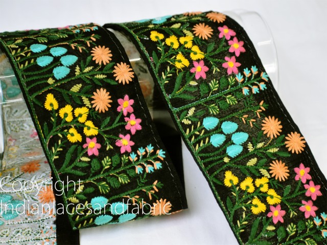 Use our embroidered border and trim for DIY book binding and scrapbook ...