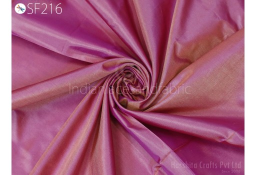 60 gsm Iridescent Indian Pure Silk Fabric by the yard Mulberry Silk Sewing Craft Curtain Scarf Costume Apparel Wedding Evening Dresses Dolls Home Decor saree Making