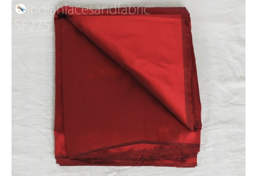 80 gsm Iridescent red black Indian pure silk fabric by the yard soft silk curtains scarf costume apparels wedding evening dresses dolls indoor outdoor dress hair crafting sewing fabric