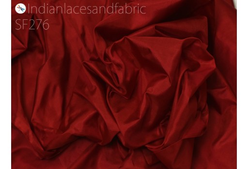60 gsm Iridescent red black Indian pure silk fabric by the yard soft silk curtains scarf costume apparels wedding evening dresses dolls hair crafting sewing clothing accessories fabric