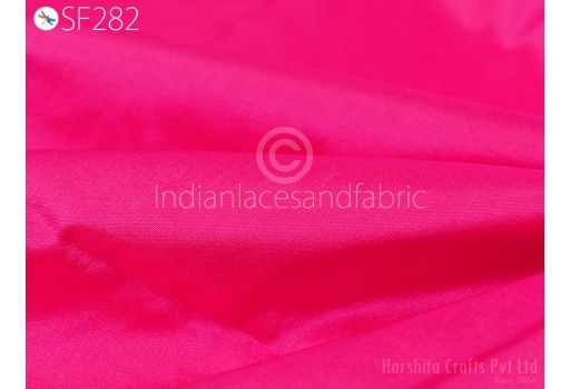 80gsm silk fabric by the yard Indian magenta soft pure plain silk wedding dress bridesmaids costume dresses drapery crafting outdoor indoor sari fabric