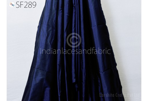 80gsm silk fabric by the yard Indian blue pure plain silk wedding dress costume dresses drapery sewing clothing accessories drapery woman saree fabric