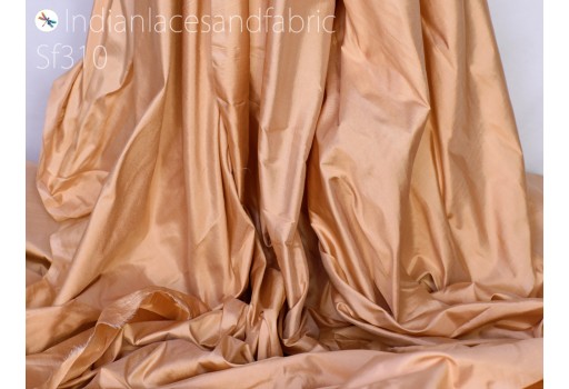 80gsm Soft Pure Plain Silk Fabric by the yard Dull Peach Indian Wedding Dress Party Costume Pillowcases Cushions Drapery Home Décor Wall Covering Lampshades Fabric
